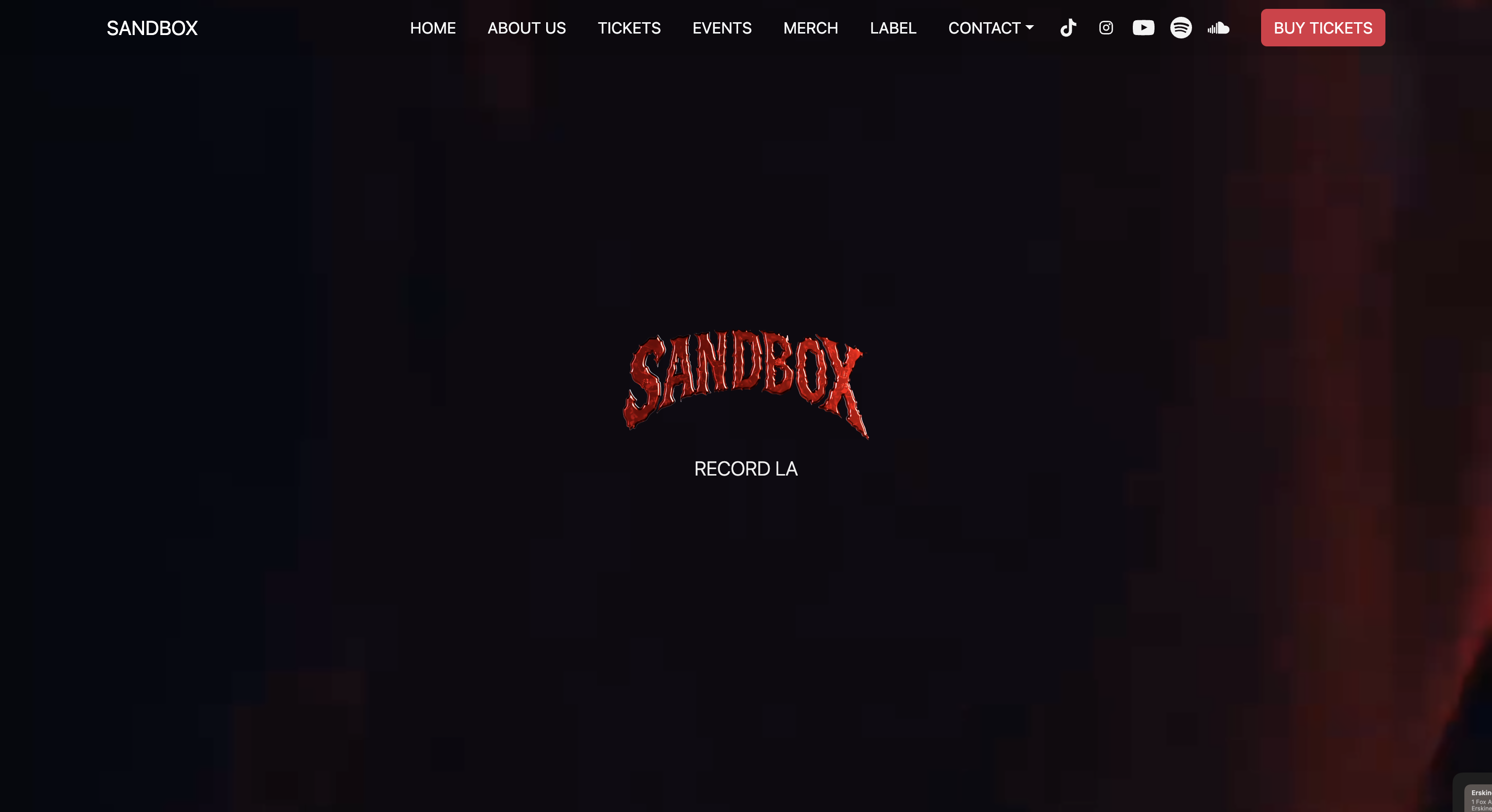 Sandbox - Events & Promotions | by Elysian Digital